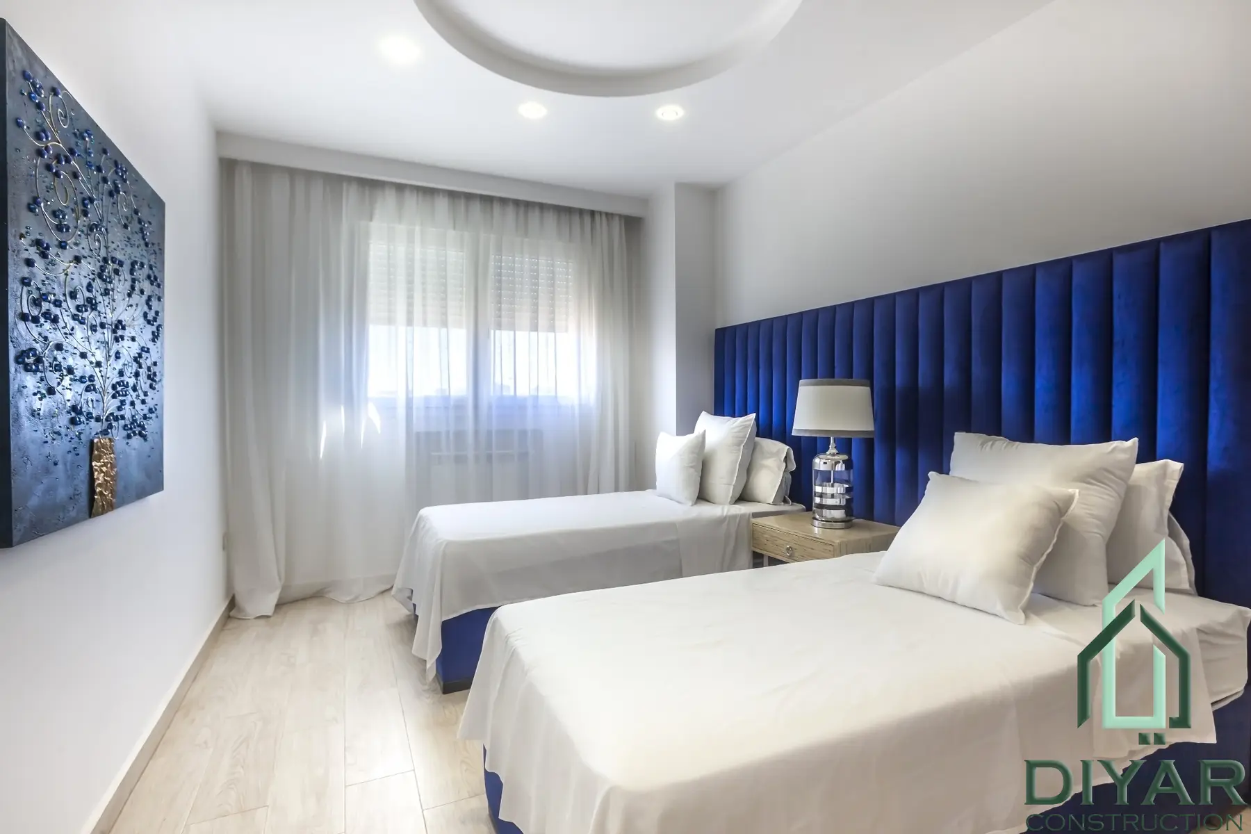 chambre bleue — Dyar Promotion Immobilière