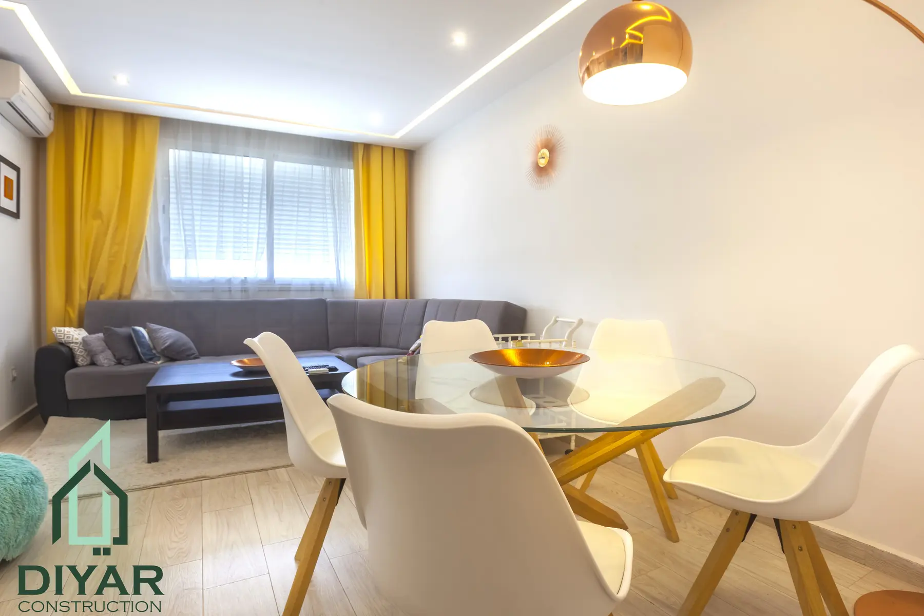 salon jaune — Dyar Promotion Immobilière